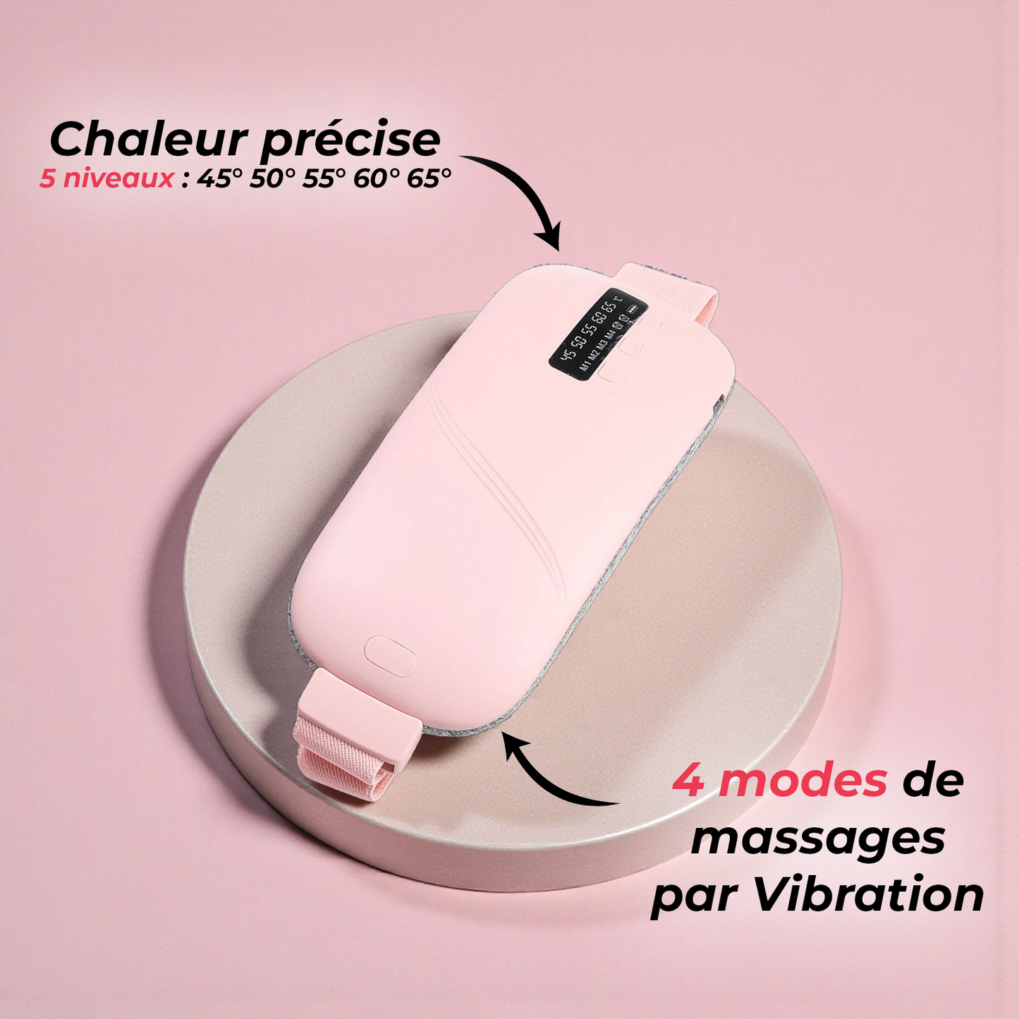 Luna Belt – Ceinture chauffante et vibrante pour douleurs menstruelles